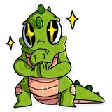 Alligator Harold WhatsApp Sticker #12