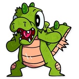 Alligator Harold WhatsApp Sticker #13