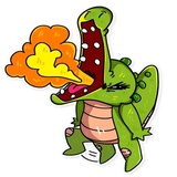 Alligator Harold WhatsApp Sticker #14