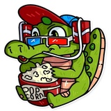 Alligator Harold WhatsApp Sticker #16