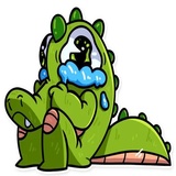 Alligator Harold WhatsApp Sticker #7