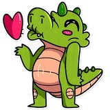 Alligator Harold WhatsApp Sticker #8