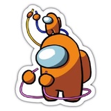 Among Us Play WhatsApp Sticker #23