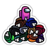 Among Us Play WhatsApp Sticker #24