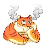 Amur Tiger WhatsApp Sticker #15