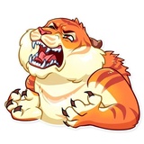 Amur Tiger WhatsApp Sticker #19