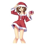 Anime Santa WhatsApp Sticker #10