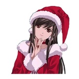 Anime Santa WhatsApp Sticker #12