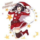 Anime Santa WhatsApp Sticker #13