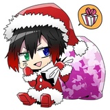 Anime Santa WhatsApp Sticker #14