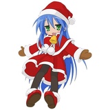 Anime Santa WhatsApp Sticker #17