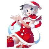 Anime Santa WhatsApp Sticker #18