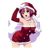 Anime Santa WhatsApp Sticker #19