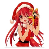 Anime Santa WhatsApp Sticker #21