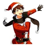 Anime Santa WhatsApp Sticker #22