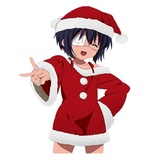Anime Santa WhatsApp Sticker #4