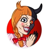 Annabelle WhatsApp Sticker #7