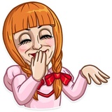 Annabelle WhatsApp Sticker #8