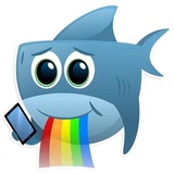 AntiLand Shark WhatsApp Sticker #18