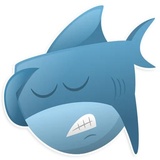 AntiLand Shark WhatsApp Sticker #20