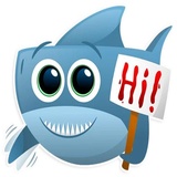 AntiLand Shark WhatsApp Sticker #7