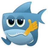 AntiLand Shark WhatsApp Sticker #9