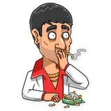Tony Montana WhatsApp Sticker #12