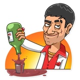 Tony Montana WhatsApp Sticker #15