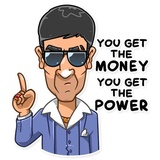 Tony Montana WhatsApp Sticker #8