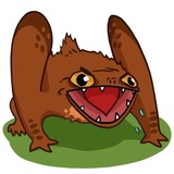 Ammy the Anurognathus WhatsApp Sticker #24