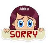 Apology WhatsApp Sticker #10