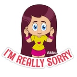 Apology WhatsApp Sticker #11