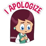 Apology WhatsApp Sticker #13