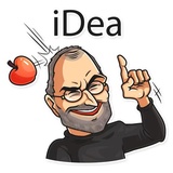 Steve Jobs WhatsApp Sticker #16