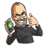 Steve Jobs WhatsApp Sticker #17