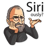 Steve Jobs WhatsApp Sticker #26