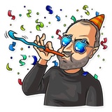 Steve Jobs WhatsApp Sticker #29