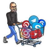 Steve Jobs WhatsApp Sticker #8