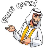 Arabic Man WhatsApp Sticker #8