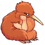 Birds With Arms WhatsApp Sticker #14