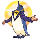 Birds With Arms WhatsApp Sticker #19