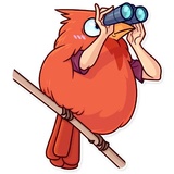 Birds With Arms WhatsApp Sticker #23