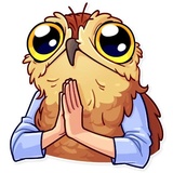 Birds With Arms WhatsApp Sticker #25