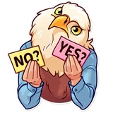 Birds With Arms WhatsApp Sticker #26