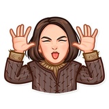 Arya Stark WhatsApp Sticker #18