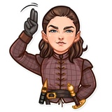Arya Stark WhatsApp Sticker #5