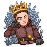 Arya Stark WhatsApp Sticker #7