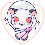 Astro Kitty WhatsApp Sticker #11