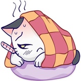 Astro Kitty WhatsApp Sticker #15