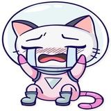 Astro Kitty WhatsApp Sticker #16